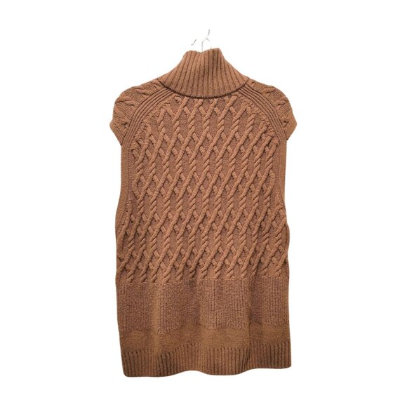 COS Men's Tan Cable Knit Vest XL - Picture 3 of 9